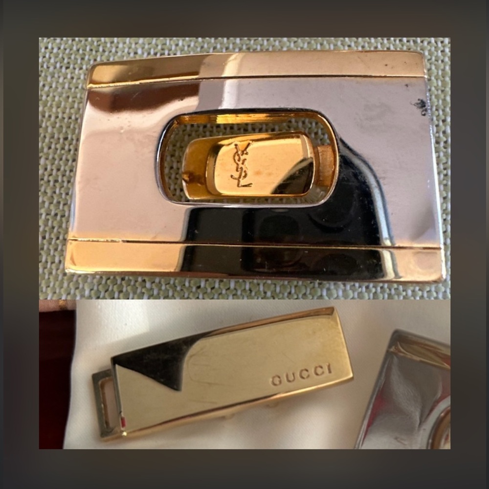 Gucci & YSL Belt Buckles